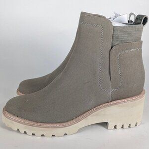 Dolce Vita Cream Ankle Boots – Western Style, Women’s Size 8.5, Low Heel Comfort